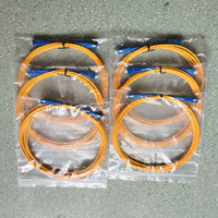 Câble de raccordement à fibre optique monomode SC/UPC-SC/UPC personnalisé en usine, connecteurs LC/SC/FC/ST, longueurs 1m/2m/3m, gaine LSZH, G652D/G657A1