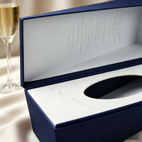 Boîte cadeau de luxe personnalisée haut de gamme pour vin rouge, emballage de bouteille de vin rouge avec couvercle rabattable, boîte vide haut de gamme pour vin rouge
