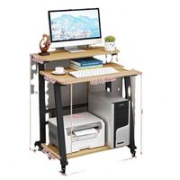 Moderne Simple bureau à domicile pas cher bureaux d'ordinateur avec étagère grand bureau 2 personnes étudiants Table d'étude Simple ordinateur portable PC Tables
