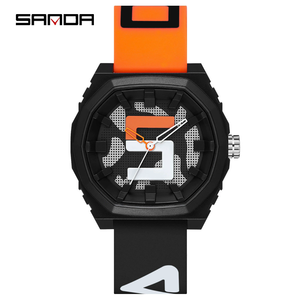Montre à quartz simple avec bracelet en silicone tendance, logo personnalisé, étanche 3ATM - Product Image 4