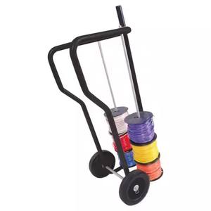 Chariot à main en fil métallique de grande capacité Roues en caoutchouc d'usine et chariot de câble en acier au carbone pour utilisation transportable Personnalisable OEM - Product Image 1