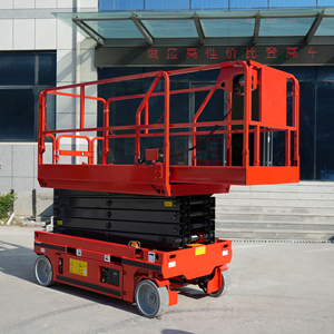 <span class=keywords><strong>Lift</strong></span> Gunting Hidrolik Elektrik Bersertifikasi CE 10m 12m 14m 300KG 500kg, <span class=keywords><strong>Lift</strong></span> Gunting Self Propelled untuk Dijual - Product Image 4