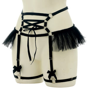 Ins Venta caliente señora sexy Lencería mujeres atraer bebé muñeca Lenceria stripper traje pierna anillo ligas - Product Image 6