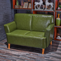 Canapé de restaurant moderne en cuir PU, fauteuil en cuir synthétique, mobilier pour restaurant, salon, café