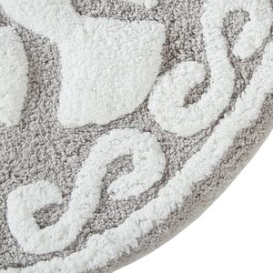 DB médaillon luxe coton touffeté tapis de bain en caoutchouc gaufré tapis de luxe Logo maison cuisine porte toilette noël Holid personnalisable - Product Image 6