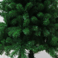 Sapin de Noël Artificiel en PVC, Aiguilles de Pin Denses, Vert, sur Pied, Personnalisable, Plusieurs Tailles, Décoration de Fêtes pour la Maison