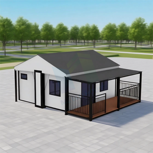 Maison extensible prête à l'emploi en conteneur maritime de 20 pieds à vendre, maison préfabriquée pliable, <span class=keywords><strong>villa</strong></span> 3 chambres - Product Image 3