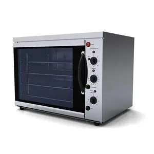 4 Racks Stainless Steel Electric Commercial Convection Oven with Hold Function