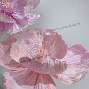 K-207 papier coloré coquelicot artificiel fleur de pavot géant papier washi japonais résistant et dure plus longtemps pour la décoration - Product Image 3