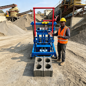 Machine à fabriquer des briques de type 2-45 à faible coût d'exploitation, machine à fabriquer des briques Maxi, <span class=keywords><strong>prix</strong></span> de la machine à fabriquer des briques en <span class=keywords><strong>Tunisie</strong></span> - Product Image 2
