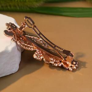 Pince à cheveux coréenne en alliage avec strass colorés de 8,5 cm, motif papillon, pour femme, idéale pour les occasions spéciales comme les bals de promo - Product Image 6