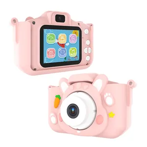 X11S enfants numérique mini caméra HD double caméra photo vidéo dessin animé lapin cadeau jouets en gros