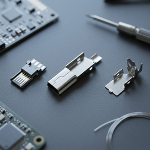 ขั้วต่อ USB 2.0 แบบตัวผู้คุณภาพสูง ชุบดีบุก ทองเหลืองเคลือบดีบุก  วัสดุ LCP+30%GF  ทนไฟ 94 V-0  แข็งแรงทนทาน ยี่ห้อ Ariba - Product Image 3