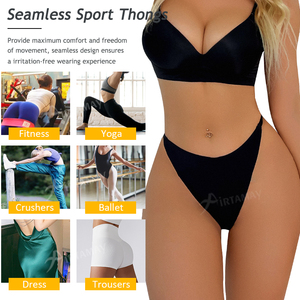 Bán buôn cắt laser một mảnh nữ đồ lót liền mạch Ice Silk thongs phụ nữ traceless Quần lót g chuỗi Tangas de mujer - Product Image 4