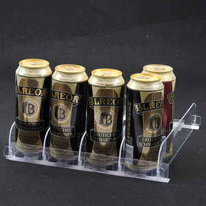 XR Multi Sizes Pusher for Different Products Width Adjustable Bottle/<strong>Drinks</strong> Spring Pusher <strong>Shelf</strong> With Dividers and Rails - Product Image 1