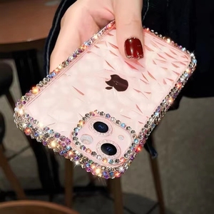 Funda <span class=keywords><strong>de</strong></span> teléfono <span class=keywords><strong>de</strong></span> lujo con purpurina y Diamante brillante, funda <span class=keywords><strong>de</strong></span> silicona transparente para <span class=keywords><strong>iPhone</strong></span> 14 13 12 <span class=keywords><strong>Pro</strong></span> <span class=keywords><strong>Max</strong></span> <span class=keywords><strong>11</strong></span> XS XR 7 8 Plus SE 3 - Product Image 2