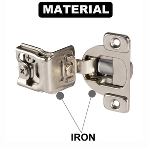 Khung Mặt Sắt Vô Hình Bản Lề Cửa Tủ Kín Điều Chỉnh Được 3d Bản Lề Cửa Nội Thất Đóng Kín Thủy Lực Mềm - Product Image 4