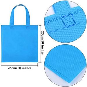 ถุงช้อปปิ้งแฟชั่นผ้านอนวูฟเวนถุงผ้าโท้ทใช้ซ้ำได้พร้อมโลโก้ถุงช้อปปิ้ง - Product Image 4