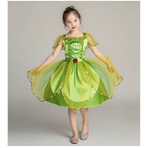 Vestidos de Princesa Verde Clásicos Personalizados de MS Custom, Disfraz de Hada para Niñas Pequeñas, Vestido de Fiesta de Halloween - Product Image 6