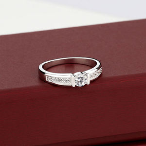 Anillo de Boda de Lujo con 11 Perlas de Plata 925 de Calidad de Exportación para Joyería Nupcial, Regalos de Aniversario, Uso Diario, en Oferta - Product Image 3