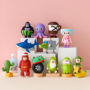 Nuevos juguetes de peluche engañosos, <span class=keywords><strong>figuras</strong></span> de palo de madera, lindos zapatos para correr, muñecas de tiburón, divertidas muñecas de peluche - Product Image 4