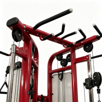 Kpeakfit Appareil d'entraînement fonctionnel compact à poulies doubles réglables, machine à câbles pour usage domestique et commercial, exercice complet du corps