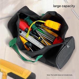 Sac <span class=keywords><strong>à</strong></span> outils multifonctionnel en tissu Oxford 600D imperméable, robuste et durable, pour le rangement d'outils électriques et de quincaillerie - Product Image 1