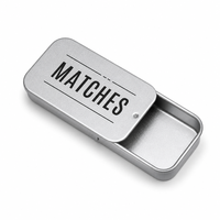 Boîte en métal coulissante personnalisée pour allumettes, mini, petite, rectangulaire, avec impression personnalisée