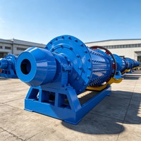 Broyeur à boulets 10-30 TPH pour usine de traitement minier avec moteur, roulement, pompe et boîte de vitesses