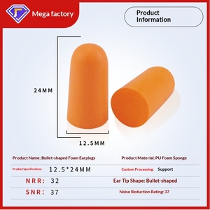 Nút Tai ngủ đóng chai hình đạn PU xốp chống ồn giảm tiếng ồn bảo vệ thính giác cho nam và nữ - Product Image 2