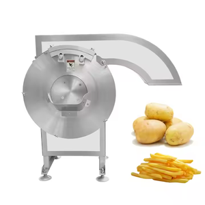 Coupe-fruits et légumes électrique commercial, machine à couper les frites, acier inoxydable 304, 220/380V, respectueux de l'environnement - Product Image 1