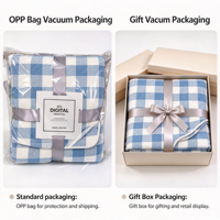Plaid en gaze de coton 100% à carreaux de style japonais, couverture pour canapé et cadeau. Ultra-doux et respectueux de la peau, idéal pour les utilisateurs ayant une peau sensible.
