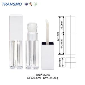 Conteneur de rouge à lèvres liquide carré pour échantillons, contenants magnétiques, tube de brillant à lèvres pailleté, impression d'écran, bouteilles en plastique - Product Image 2