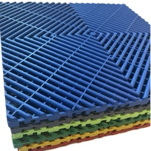 Dalles de sol modulaires en PP antidérapantes et drainantes pour entrepôt, faciles à nettoyer, pour <span class=keywords><strong>garage</strong></span> - Product Image 6