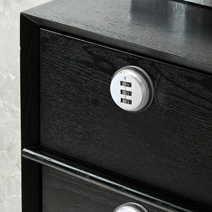 Furniture Lock Combination Drawer Lock Zinc Alloy Keyless Minimalist Design For Cabinet Door Storage Security - Product Image 1