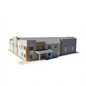 Bâtiment de basketball en acier préfabriqué isolé à poutres en H, durée de vie de 50 ans, surface galvanisée, haute résistance au vent pour les événements - Product Image 1