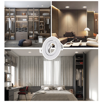 Spot encastré LED Toseo sur mesure en aluminium IP20 réglable GU10 5W 7W, mini projecteur 3W