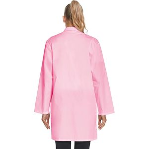 Bata de Laboratorio Profesional Personalizada VOGRYE para Mujer, Manga Larga, Unisex, Ropa de Trabajo de Poliéster Cómoda, Detección de Agujas - Product Image 4