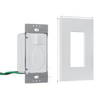 Interruptor de Sensor de Movimiento Montado en Pared con Temporizador para Automatización de Iluminación del Hogar, Estándar de EE. UU.