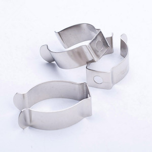 Nhỏ T8 Giữ Lại <span class=keywords><strong>U</strong></span> Hình Dạng <span class=keywords><strong>Clip</strong></span> Cho Đèn Tùy Chỉnh Thép Không Gỉ Kim Loại Dập Phần Led Ống Gắn Mùa Xuân - Product Image 4