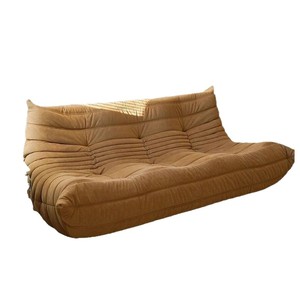 Sofá Caterpillar de 2 y 3 Plazas, Togo, Espuma de Alta Densidad, para Hotel, Salón, Apartamento Pequeño, Sala de Estar, Balcón, Sillón Puff - Product Image 5
