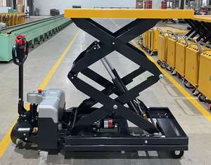 Elektrische Schaar <span class=keywords><strong>Lift</strong></span> Voor Mobiel Werk Opvouwbare Heftafel Met Infraroodstralen 500Kg Aangepast Product Magazijn Handtrolley - Product Image 4