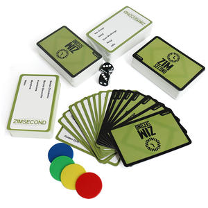 Completo personalizzato stampato colorato carta di plastica Card gioco <span class=keywords><strong>da</strong></span> <span class=keywords><strong>tavolo</strong></span> Set <span class=keywords><strong>per</strong></span> adulti con accessori di cartone e gioco - Product Image 6