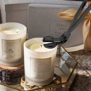 लक्जरी उत्कीर्ण मोमबत्ती सहायक उपकरण देखभाल किट विक डिपर हल्का मोमबत्ती स्नैफर काले गुलाब सोना थोक मोमबत्ती विक ट्राइमर सेट - Product Image 5