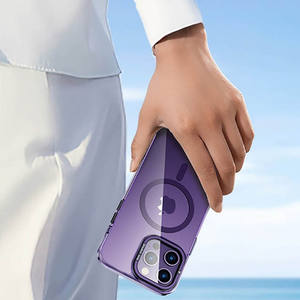 Funda de teléfono transparente con soporte invisible magnético 2025, lo último para <span class=keywords><strong>iPhone</strong></span> 13 14 15 <span class=keywords><strong>Pro</strong></span> Series - Product Image 6