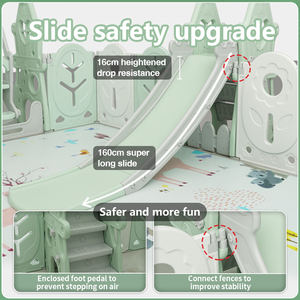 Corral de juegos plegable para niños, valla de plástico de seguridad para patio de juegos, <span class=keywords><strong>barato</strong></span> - Product Image 2