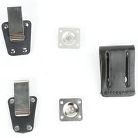 Clip de ceinture universel rotatif en métal à ressort robuste, quad-lock, pour étui de téléphone portable, étui de radio