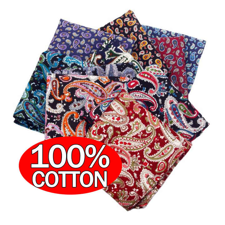Wholesale/Custom High Quality Men's 100% Cotton Pocket Square OEM ...