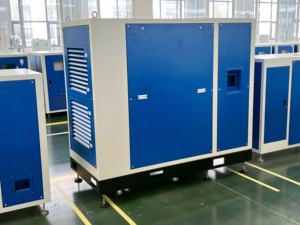 เครื่องเป่าลม7.5KW 300KW ความเร็วสูงแบบแรงเหวี่ยงสำหรับอุตสาหกรรมเครื่องเป่าลมปรับแต่งแหล่งจ่ายไฟ AC แรงดันปานกลาง - Product Image 2