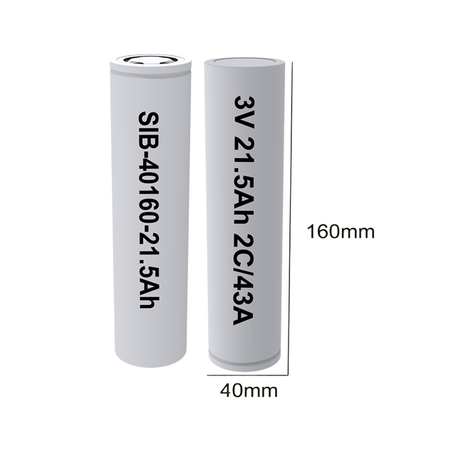 Factory Price Sodium Ion Battery 18650 3V 21.5Ah 64.5Wh -40~80C 4000 Cycles Household Energy Storage Appliance Car Battery